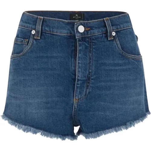 Denim Shorts , female, Sizes: W28 - ETRO - Modalova