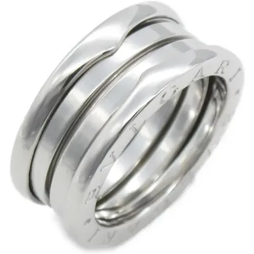 Pre-owned White Gold rings , female, Sizes: ONE SIZE - Bvlgari Vintage - Modalova