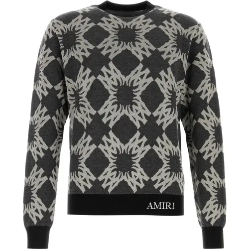 Bestickter Wollmischpullover Amiri - Amiri - Modalova