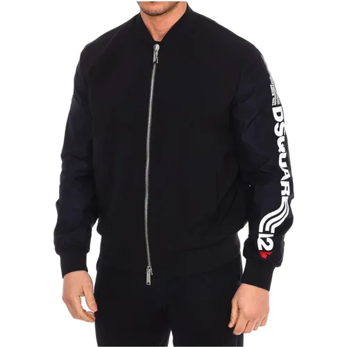 Bomber Jackets , male, Sizes: 2XL, XL, S - Dsquared2 - Modalova