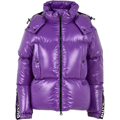 Front Zip Hooded Jacket , female, Sizes: 2XS, S, XS - duvetica - Modalova