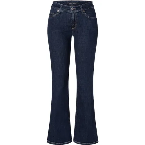 Paris Flare Boot-Cut Jeans , female, Sizes: XS/S - CAMBIO - Modalova