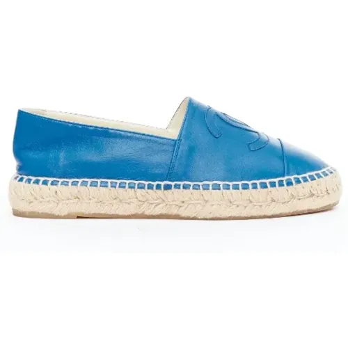 Pre-owned Leather espadrilles , female, Sizes: 5 UK - Chanel Vintage - Modalova