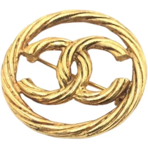 Pre-owned Metal brooches , female, Sizes: ONE SIZE - Chanel Vintage - Modalova