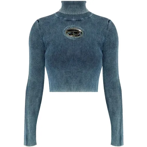 Schicker Beiger Strickpullover , Damen, Größe: S - Diesel - Modalova