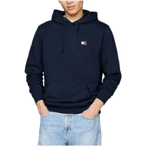 Red Badge Hoodie , Herren, Größe: XL - Tommy Hilfiger - Modalova