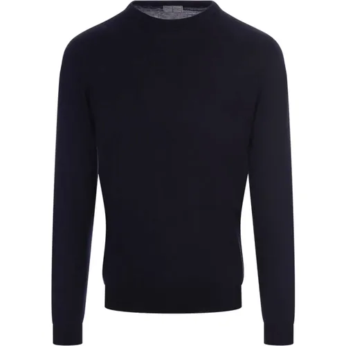 Cashmere Crew Neck Sweater , male, Sizes: 5XL, 2XL, L, XL, 4XL - Fedeli - Modalova