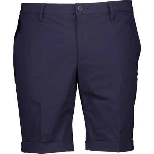 Blaue Bermuda-Shorts , Herren, Größe: W34 - Alberto - Modalova