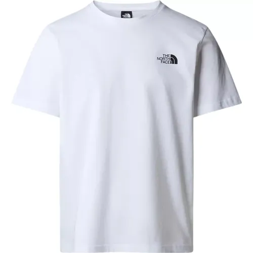 Klassisches T-Shirt in Weiß , Herren, Größe: S - The North Face - Modalova
