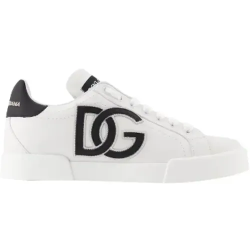 Leder sneakers Dolce & Gabbana - Dolce & Gabbana - Modalova