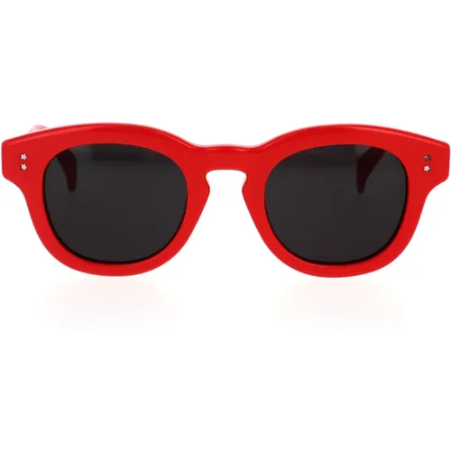 Round Sunglasses with Grey Lenses , unisex, Sizes: 48 MM - Kenzo - Modalova