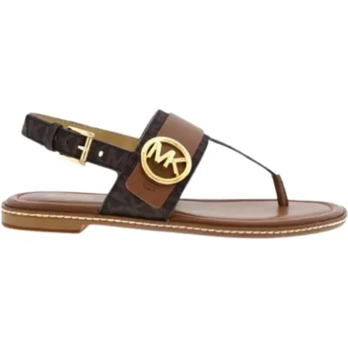 Carmen Thong Logo Sandals , female, Sizes: 5 UK - Michael Kors - Modalova