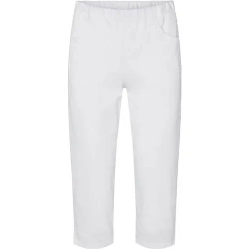 Cropped Trousers , female, Sizes: S, XS, 3XL, 4XL, XL, 5XL, M, 2XL, L - LauRie - Modalova