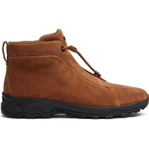 Suede Hi-Top Sneakers Triple Stitch - Ermenegildo Zegna - Modalova