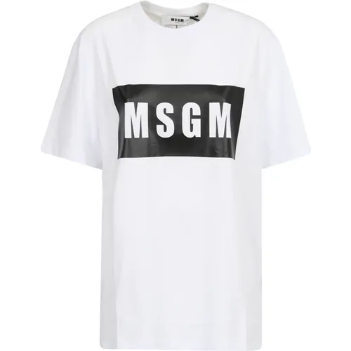 T-Shirts , Herren, Größe: S - MSGM - Modalova