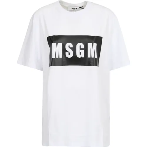 T-Shirts , Herren, Größe: XL - Msgm - Modalova