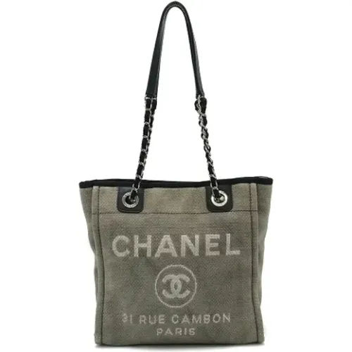 Pre-owned Canvas chanel-bags , female, Sizes: ONE SIZE - Chanel Vintage - Modalova