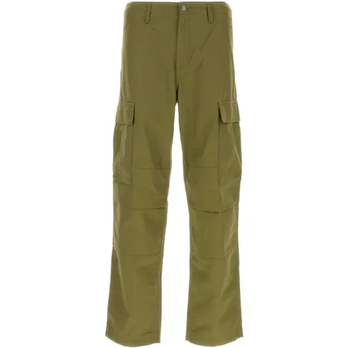 Cargo Hose aus olivgrüner Baumwolle , Herren, Größe: W29 - Carhartt WIP - Modalova