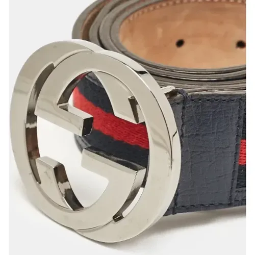 Pre-owned Canvas belts , male, Sizes: ONE SIZE - Gucci Vintage - Modalova