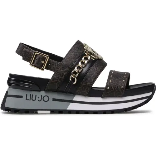 Flat Sandals , female, Sizes: 3 UK, 4 UK - Liu Jo - Modalova