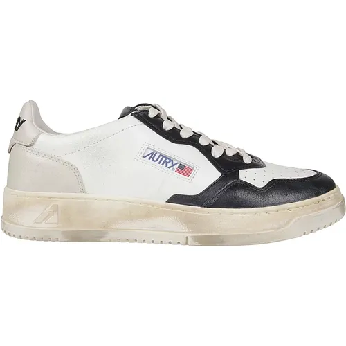 Retro Low Top Sneakers , Herren, Größe: 43 EU - Autry - Modalova