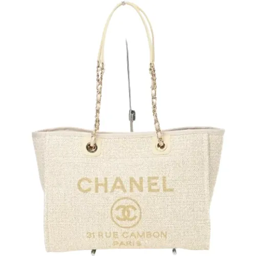 Pre-owned Leather totes , female, Sizes: ONE SIZE - Chanel Vintage - Modalova