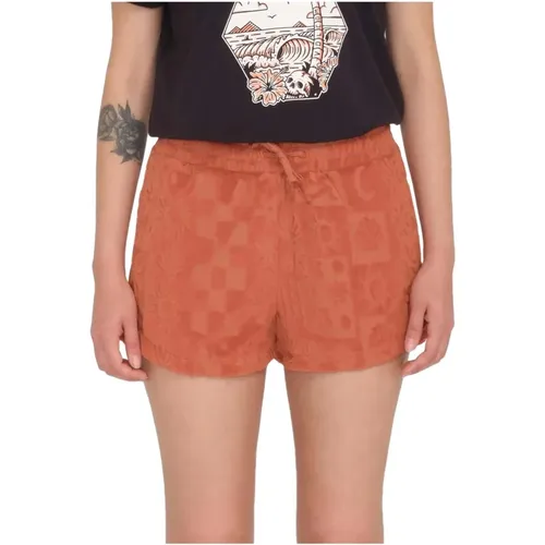 Sunny Wild Terry Cloth Shorts - Volcom - Modalova