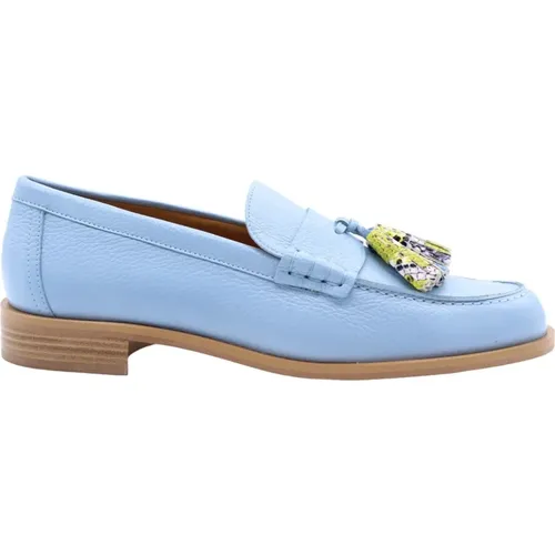 Stylische Schelle Loafers , Damen, Größe: 37 EU - Pertini - Modalova