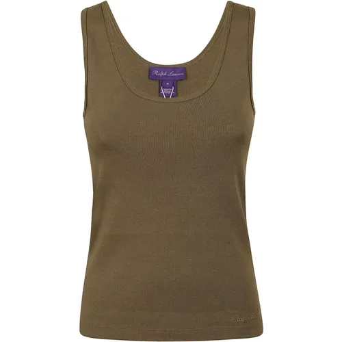 RIB Tank-Sleeveless-Tank , Damen, Größe: XS - Ralph Lauren - Modalova