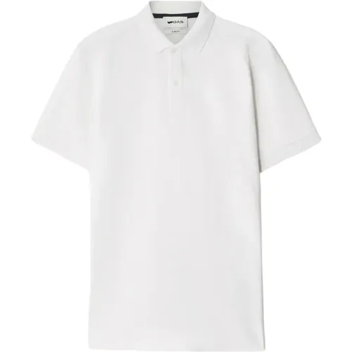 Short Sleeve Polo Shirt , male, Sizes: L - GAS - Modalova