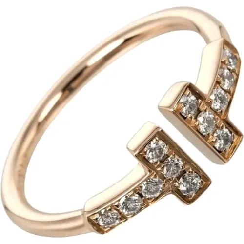 Pre-owned Rose Gold rings , female, Sizes: ONE SIZE - Tiffany & Co. Pre-owned - Modalova