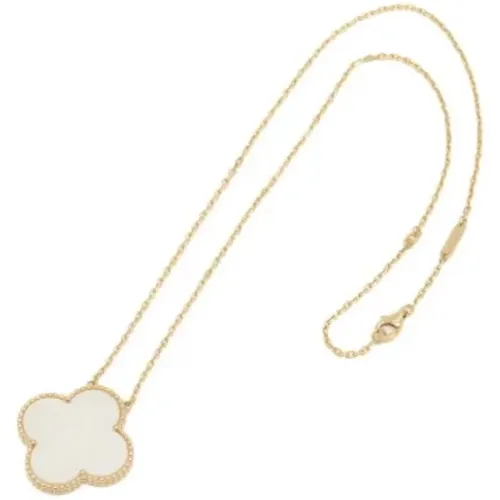 Pre-owned Gold necklaces , female, Sizes: ONE SIZE - Van Cleef & Arpels Pre-owned - Modalova