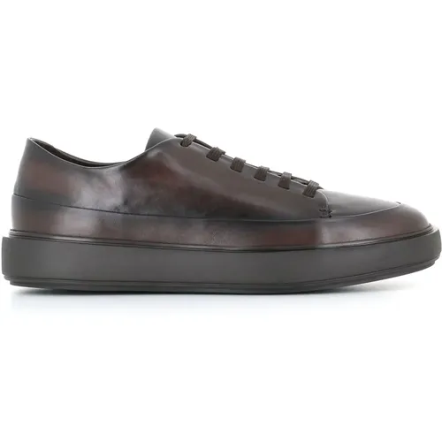 Leather Sneakers Regular Fit Made in Italy , male, Sizes: 7 UK, 8 UK, 9 UK, 11 UK - Officine Creative - Modalova