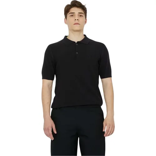 Besticktes Logo Polo Shirt Kurzarm , Herren, Größe: S - John Richmond - Modalova