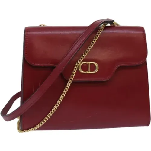 Pre-owned Leather dior-bags , female, Sizes: ONE SIZE - Dior Vintage - Modalova