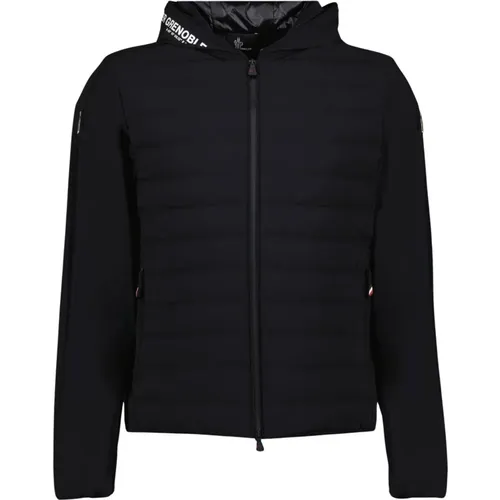 Nylon High Neck Jacket , male, Sizes: XL, S, L, M - Moncler - Modalova