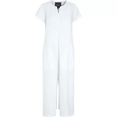 Airy Linen Jumpsuit Weiß , Damen, Größe: L - Bitte Kai Rand - Modalova