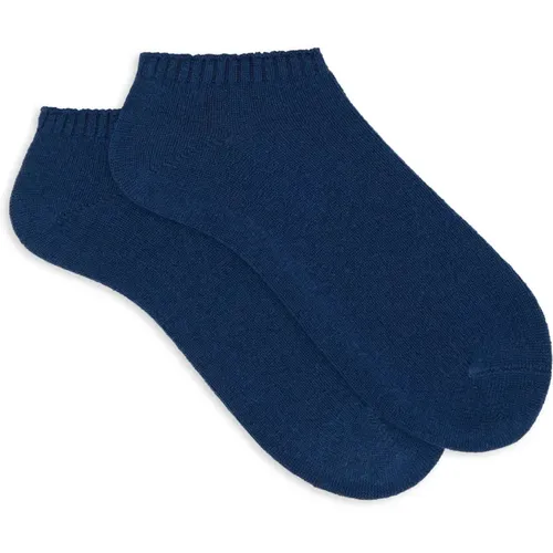 Herren einfarbige hellblaue Knöchelsocken - Gallo - Modalova