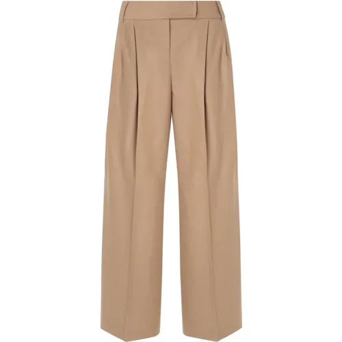 Carmen Camel Pants , female, Sizes: 2XS, M, S - Max Mara - Modalova