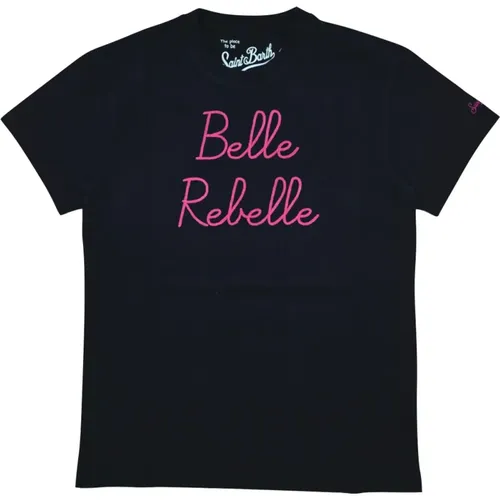 Damen T-Shirt mit kurzen Ärmeln Belle Rebelle - MC2 Saint Barth - Modalova