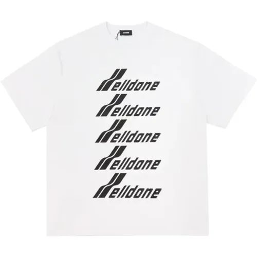 Printed Short Sleeve T-shirt , male, Sizes: XL, L - We11Done - Modalova