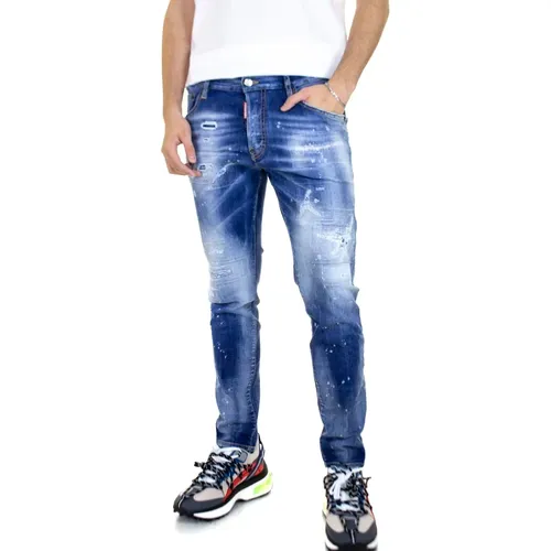 Schlanke Jeans , Herren, Größe: S - Dsquared2 - Modalova