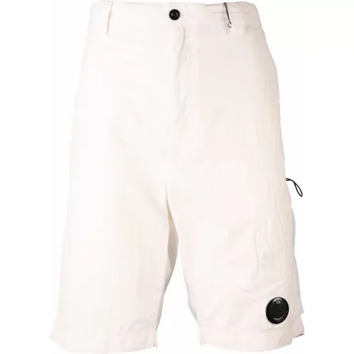 Weiße Nylon Shorts C.p. Company - C.P. Company - Modalova