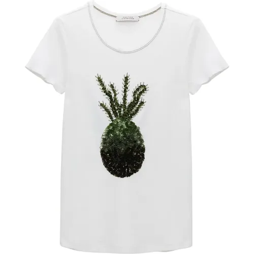 Sparkling Joy Pineapple Print Shirt , female, Sizes: L, S - dorothee schumacher - Modalova
