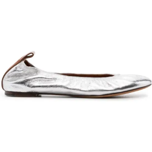 Flat shoes Silver , female, Sizes: 4 UK, 3 UK, 5 UK - Lanvin - Modalova