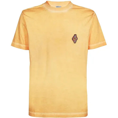T-Shirt - Regular Fit - 100% Baumwolle , Herren, Größe: XL - Marcelo Burlon - Modalova