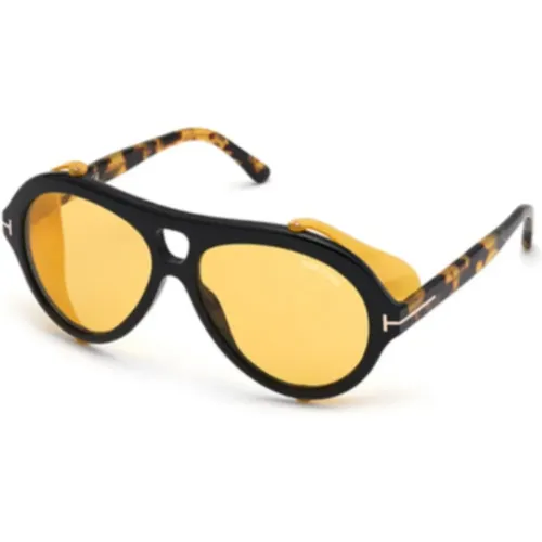 Mode Sonnenbrille Schwarz Quadratischer Stil - Tom Ford - Modalova