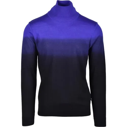 Wool Silk Blend Sweater , male, Sizes: L, M, XL - Hugo Boss - Modalova