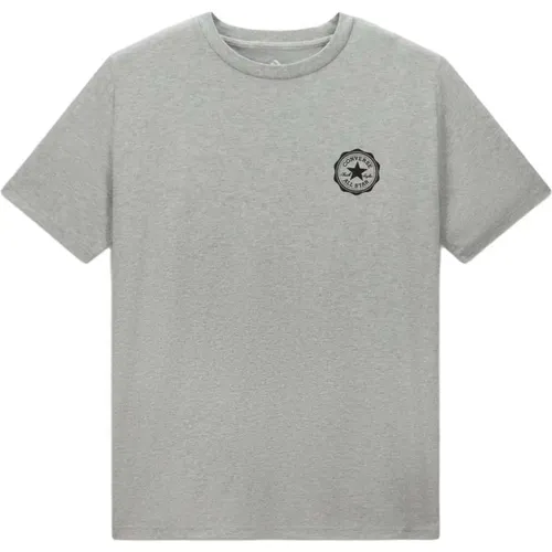 Klassisches Sport T-Shirt , Herren, Größe: L - Converse - Modalova