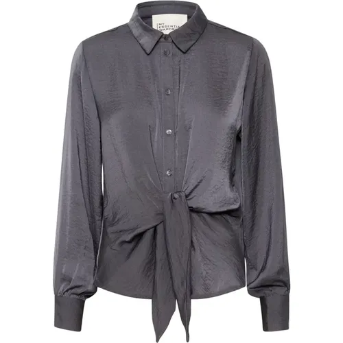 Elegante Albamw Bluse in Iron Grey - My Essential Wardrobe - Modalova